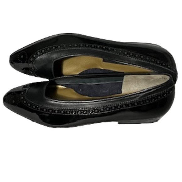 SESTO MEUCCI OLE Black Patent Leather Flats 5.5M - Picture 13 of 16